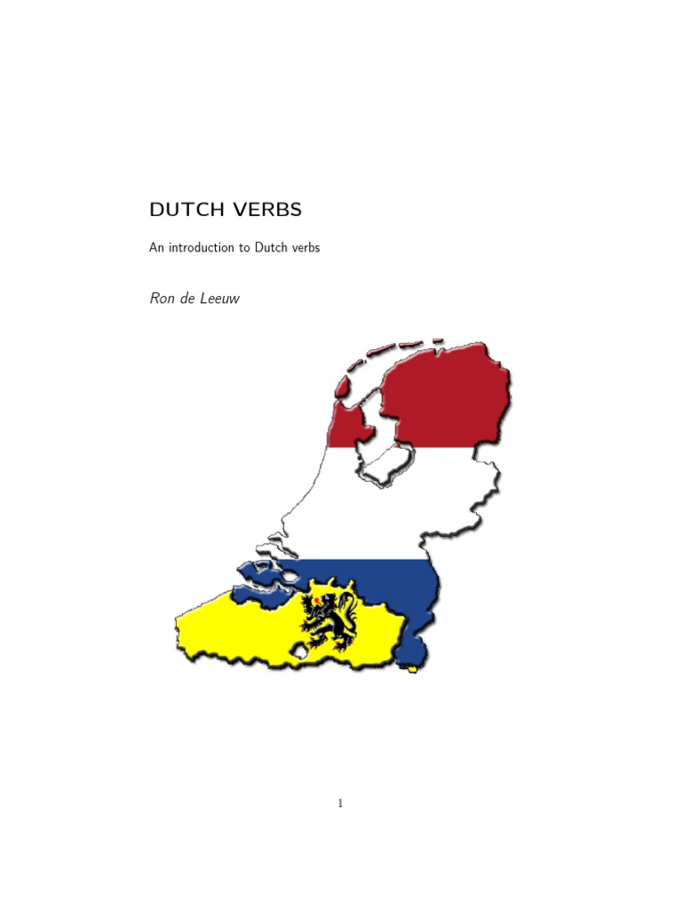 Comprehensive Guide to Dutch Verbs | PDF | Grammatical Conjugation ...