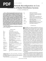 Impact of Network Reconfiguration On Loss Allocation of Radial Distribution Systems