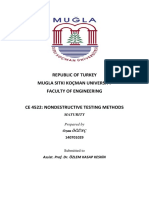 Republic of Turkey Mugla Sitki Koçman University Faculty of Engineering