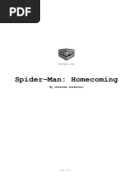Spider-Man: Homecoming: by Jonathan Goldstein | PDF | Spider Man ...