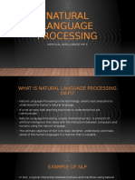 Natural Language Processing: Artificial Intelligence Pyp 5