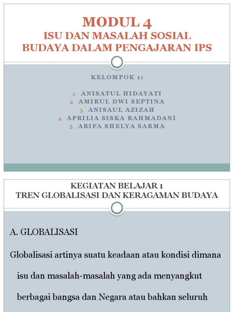 Modul 4 Ips | PDF