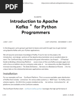 Introduction To Apache Ka Ka For Python Programmers: Installation