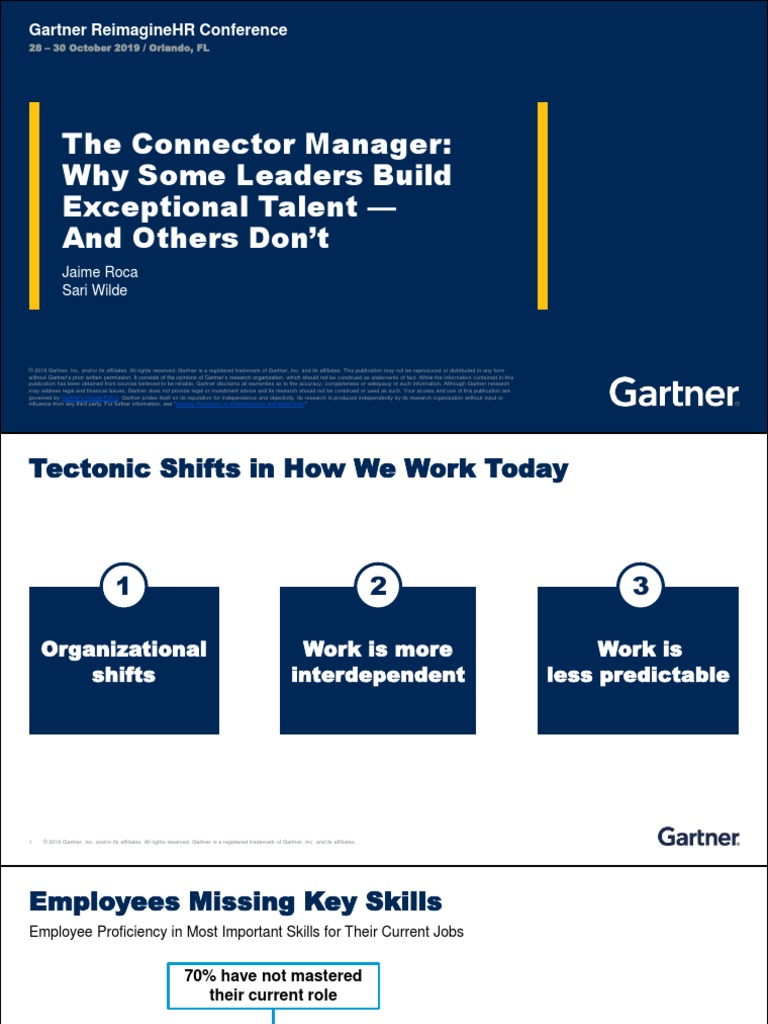Gartner The Connector Manager Why Some Leaders Build Excel PDF PDF