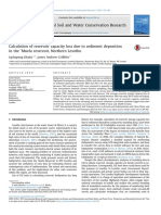 Calculation of Reservoir Capacity Loss Due To Sediment Deposition in The Muela Reservoir Northern Lesotho