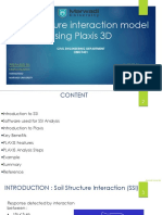 Soil Structure Interaction Model Using Plaxis 3D