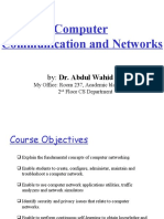 CSC339 - Computer Communication and Networks: By: Dr. Abdul Wahid