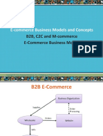 B2B, C2C and M-Commerce E-Commerce Business Models