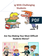 Managing Difficult Students Effectively
