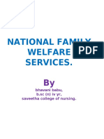 Family Welfare Measures