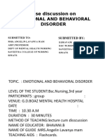 Eating Based Disorder (Psychiatric Nursing)