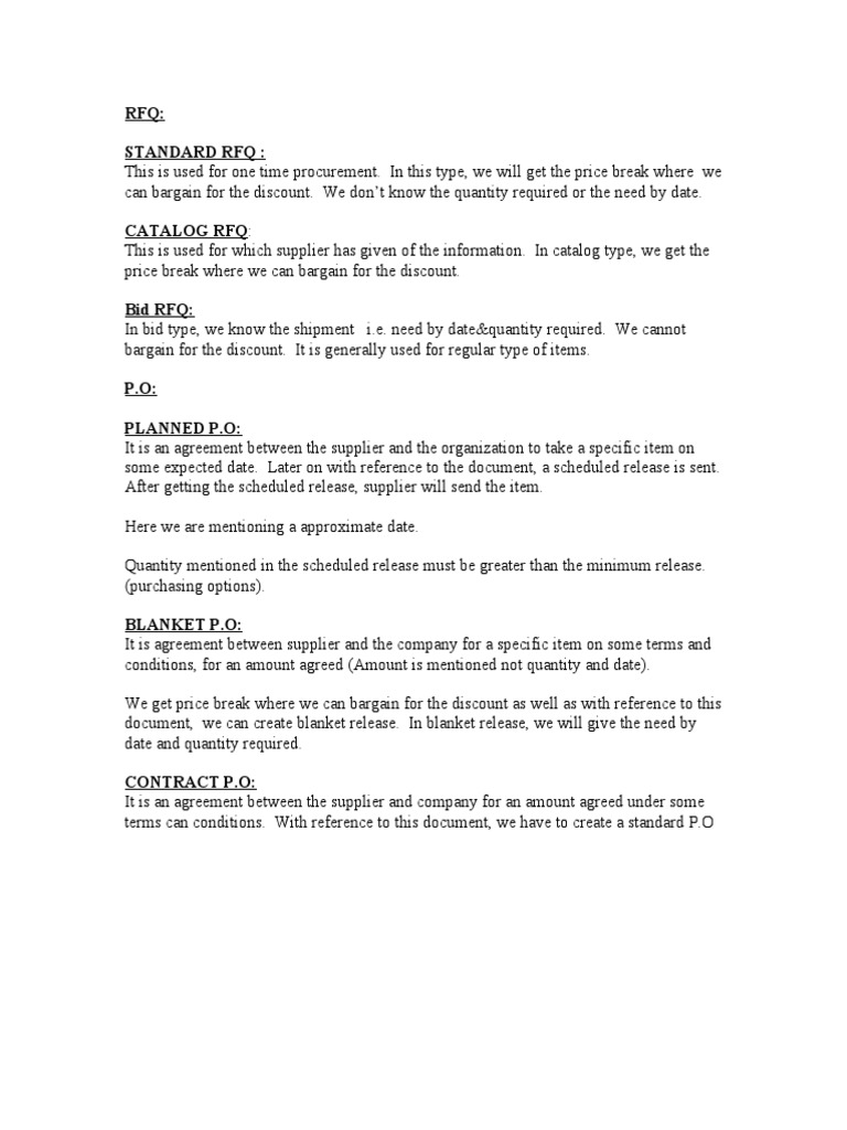 RFQ: Standard RFQ | PDF | Law
