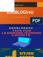 Edublogs4U: A Complete Guide For IIT-JEE Preparation