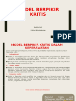 Model Berfikir Kritis