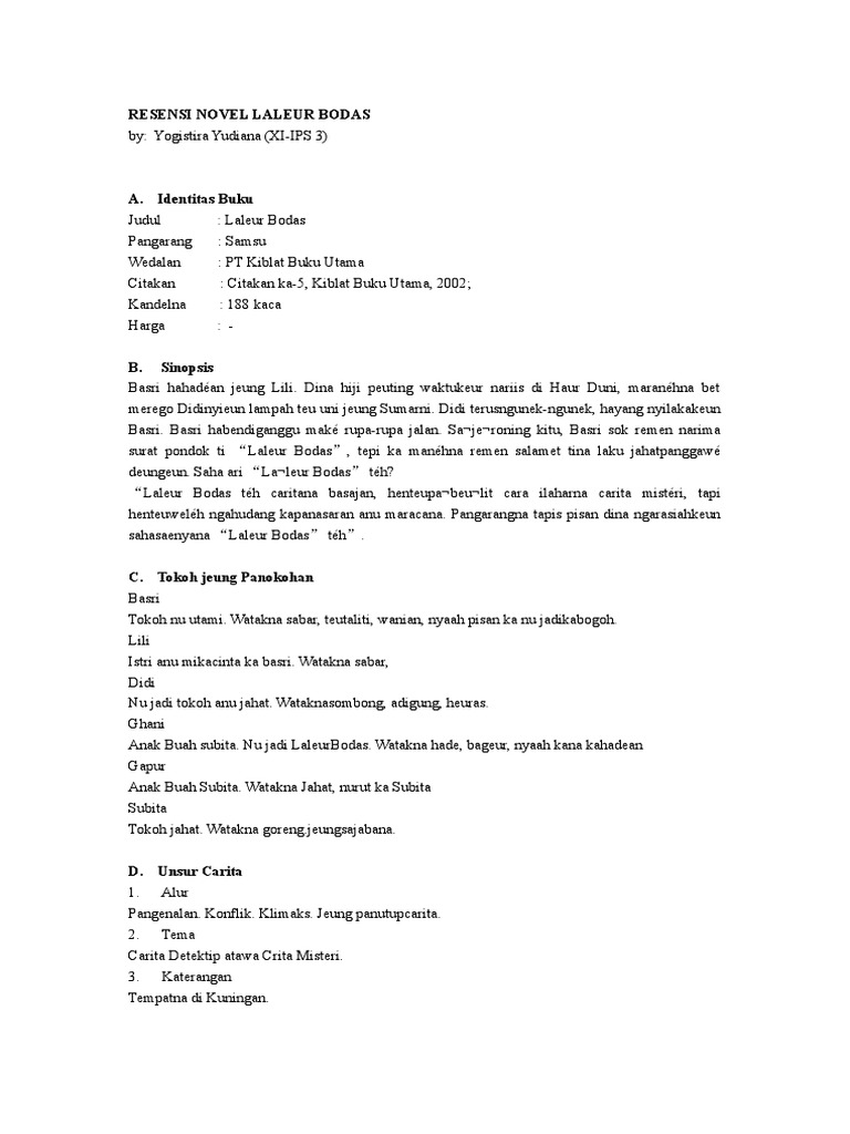 Laleur Bodas Sinopsis