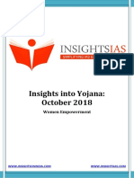 Insights Into Yojana - October 2018 PDF