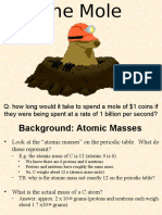 Q: How Long Would It Take To Spend A Mole of $1 Coins If They Were Being Spent at A Rate of 1 Billion Per Second?