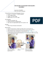 Mandible Panoramic X-Ray Guide