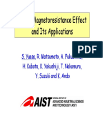 Tunnel Magnetoresistance Effect and Its Applications