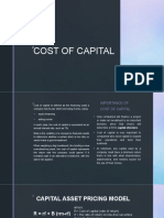 Cost of Capital