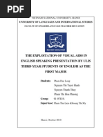Download The exploitation of visual aids in English speaking presentation by ULIS 4th year student of English as first major by Phm c Long SN45597959 doc pdf