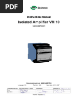 Isolated Amplifier VM 10: Instruction Manual