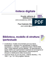 Biblioteca digitale (Paul Gabriele Weston).ppt