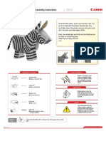 Assembly Instructions: Zebra