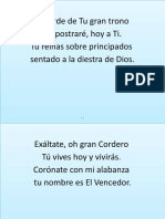 Al Borde de Su Gran Trono - Exaltate Oh Gran Cordero