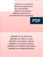 Alabad a Dios en Su Santuario Salmo 150