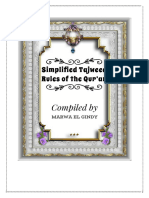 Simplified Tajweed Rules of The Qu'an by Shaykhah Marwa PDF