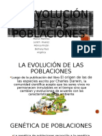 La Evolución de Las Poblaciones