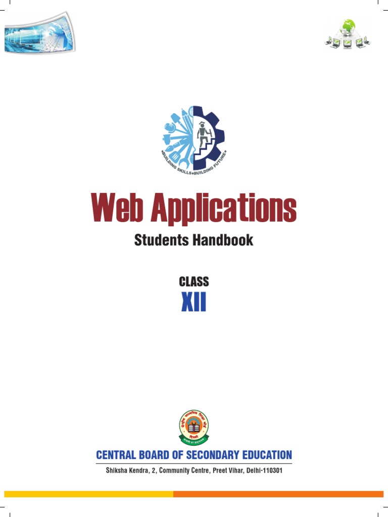 803-Web Application Class - XII PDF | PDF | Web Page | Microsoft Windows