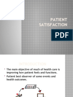 Patient Satisfaction: Presented by Amaal Mersal