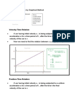 Equations of Motion by Graphical Method - Physics