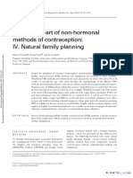 State-Of-The-Art of Non-Hormonal Methods of Contraception: IV. Natural Family Planning