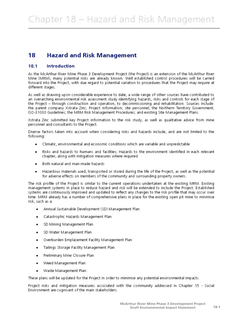 Hazard and Risk Management Strategies | PDF | Risk | Risk Management