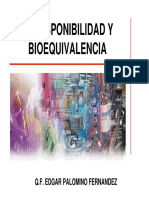 Biodisponibilidad y Bioequivalencia Upch 2020 - I