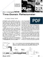 An Nexpensive Time-Domain Reflectometer: March