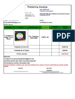 2020-3-05 Proform Invoice For 7segments 65mm Color Wheel