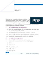 Forensic Biology: 3.1 Pre-Search Planning and Preparation