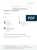 A Solar-Wind Hybrid Power System For Irrigation in Toshka Area