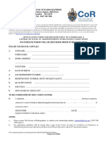 SCoR IV INJECTION REGISTRATION FORM