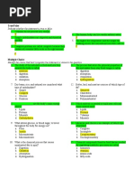 Nutrition Knowledge Quiz and Answers | PDF | Nutrients | Nutrition
