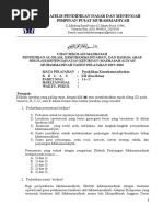 Soal Paket 16 C Pend Kemuhammadiyahan Uas Ismuba Slta 2020