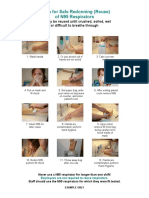 Steps For Safe Redonning (Reuse) of N95 Respirators