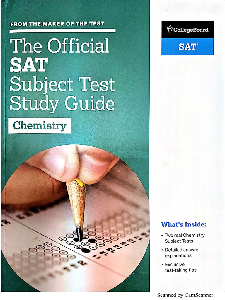 Chemistry Subject SAT Official Guide PDF | PDF