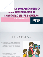 Apoyo para el encuentro entre escuelas