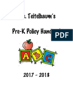 Prek Policy Handbook