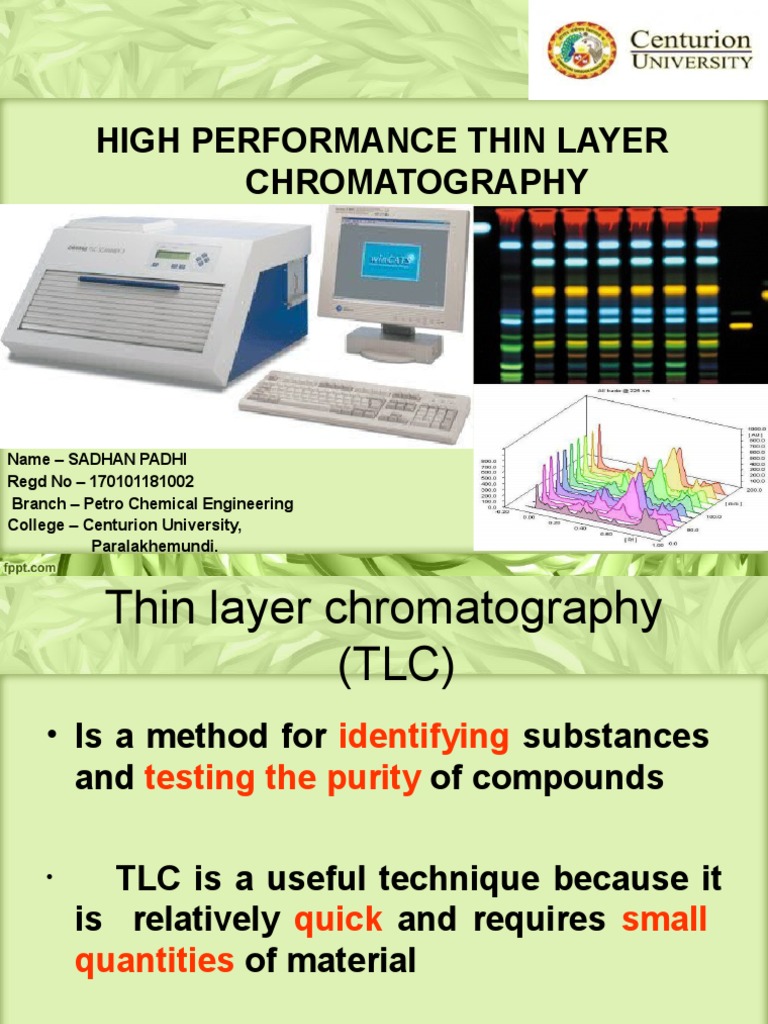 High Performance Thin Layer Chromatography | PDF | Chromatography ...